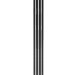 Стальной трубчатый радиатор отопления RIFAR TUBOG VENTIL TUB 2180 4 секции АНТРАЦИТ нижнее одностороннее подключение